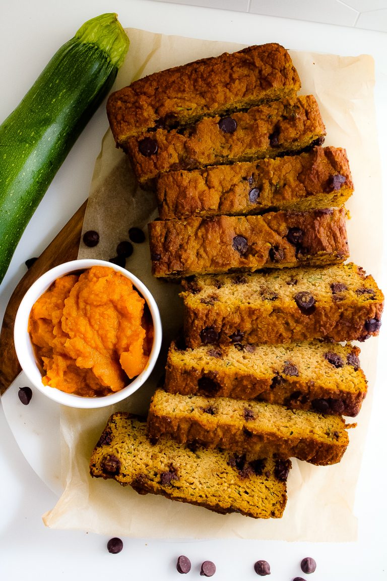 amazing pumpkin zucchini bread