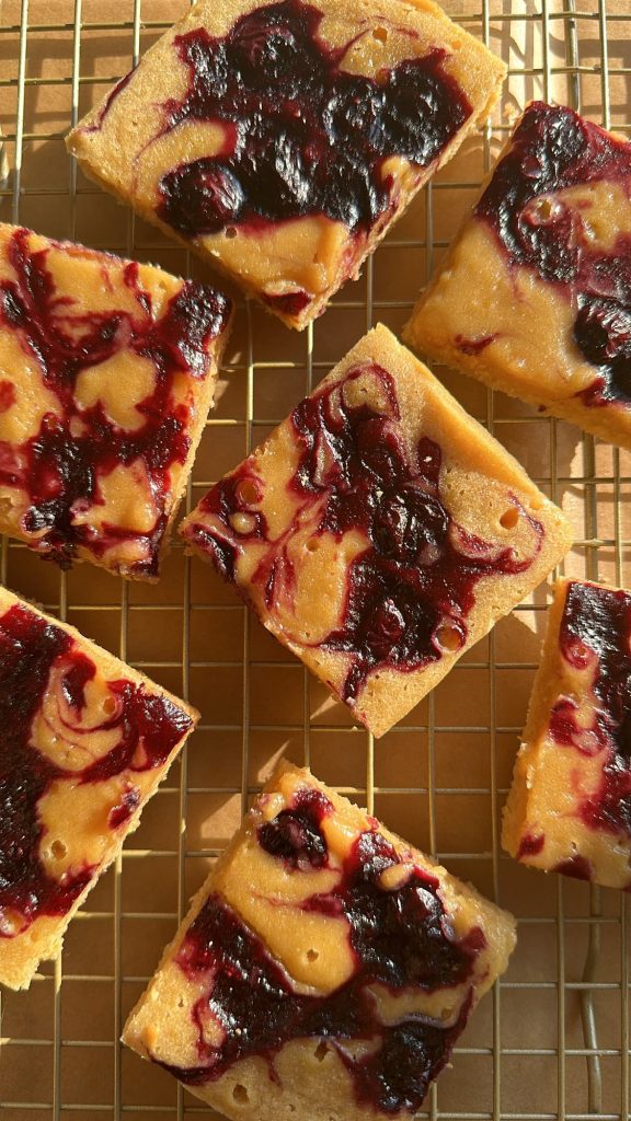 Best Blueberry Lemon blondie