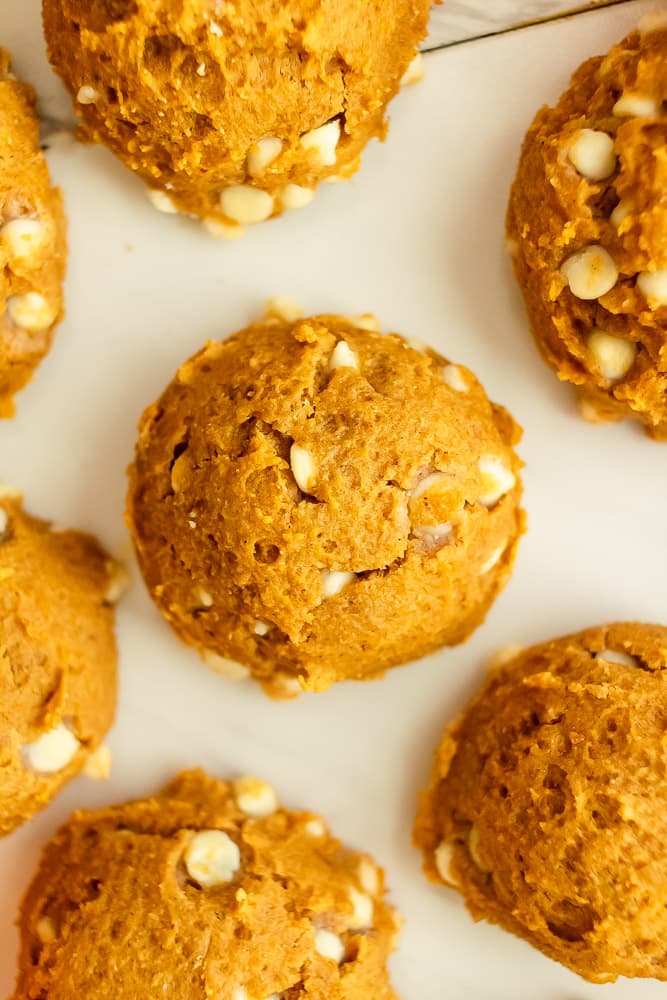 best fluffy pumpkin white chocolate cookies