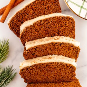 best healthy pumpkin gingerbread loaf