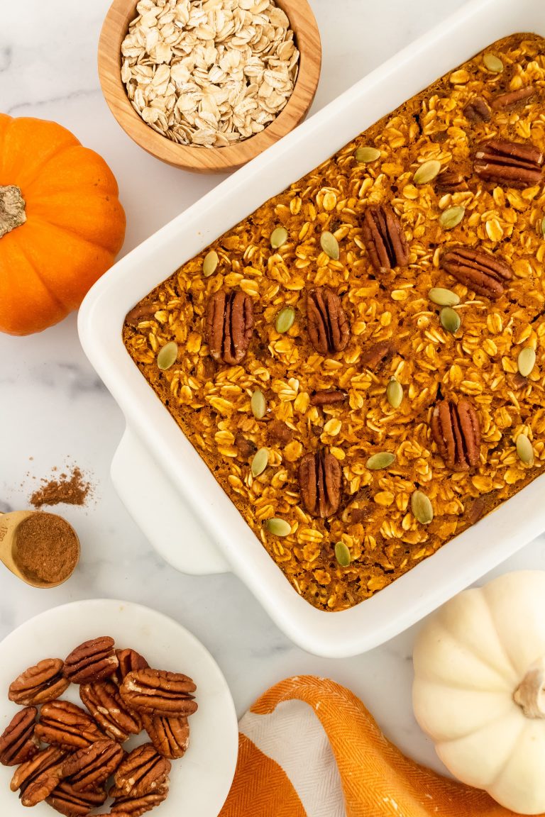 best healthy pumpkin pie baked oatmeal
