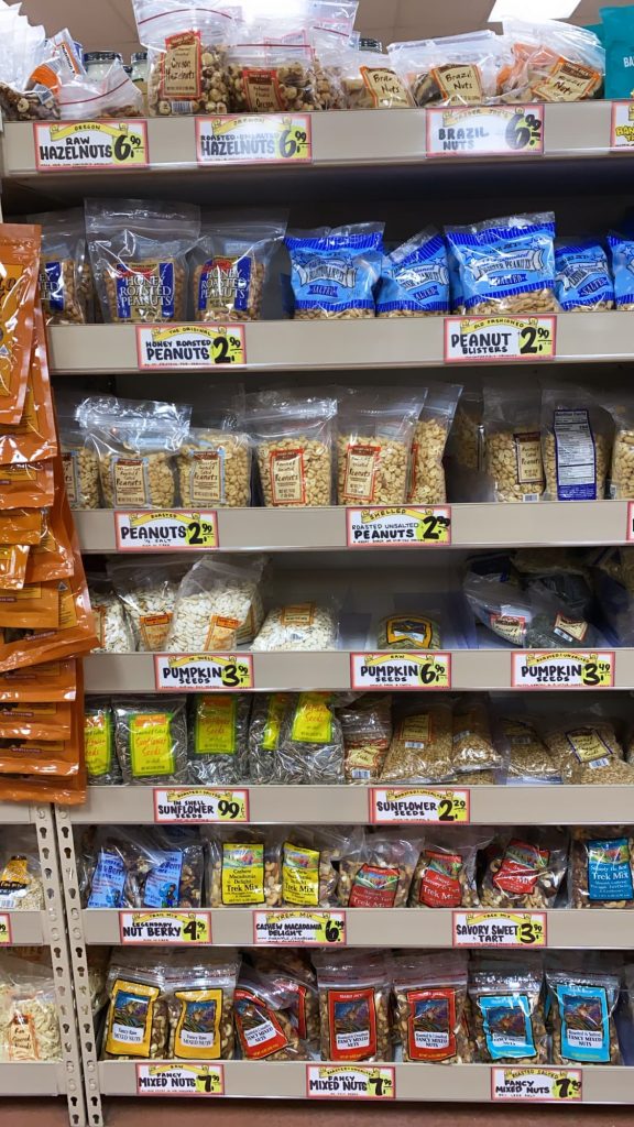 best healthy snacks at trader joes peanuts pumpkin seeds sunflower seeds
