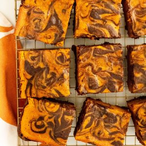 best pumpkin swirl brownie recipe with canned pumpkin and cocoa