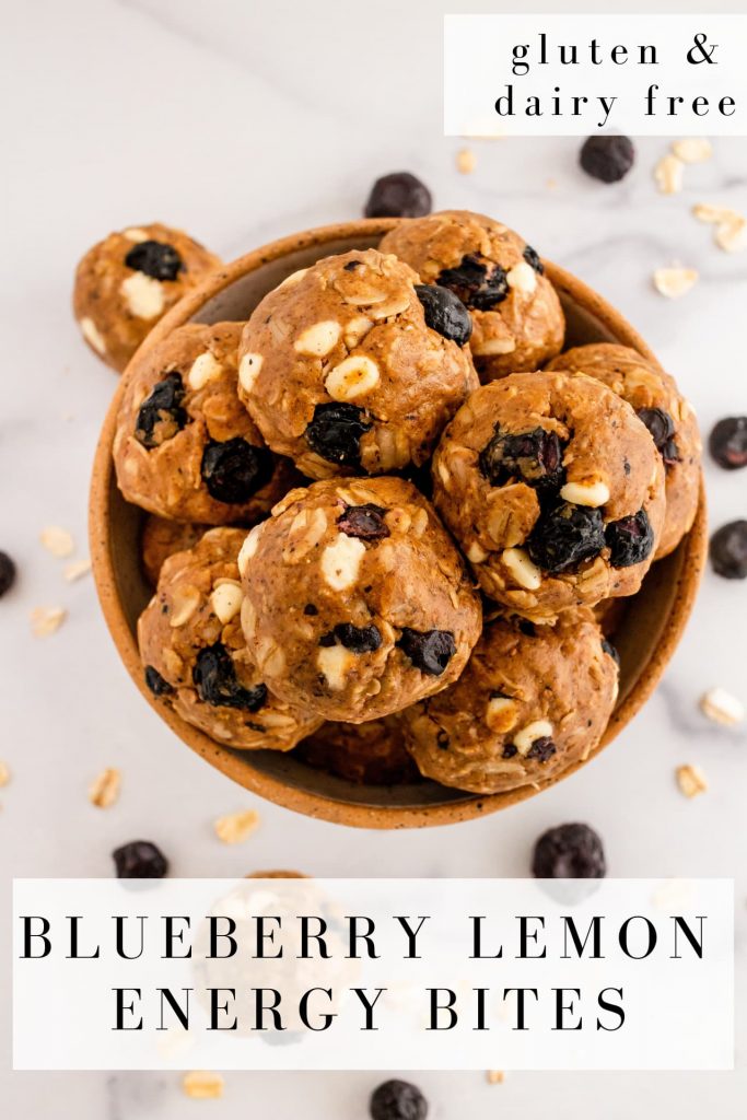 blueberry oat energy bites