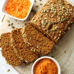 carrot pumpkin breakfast bread