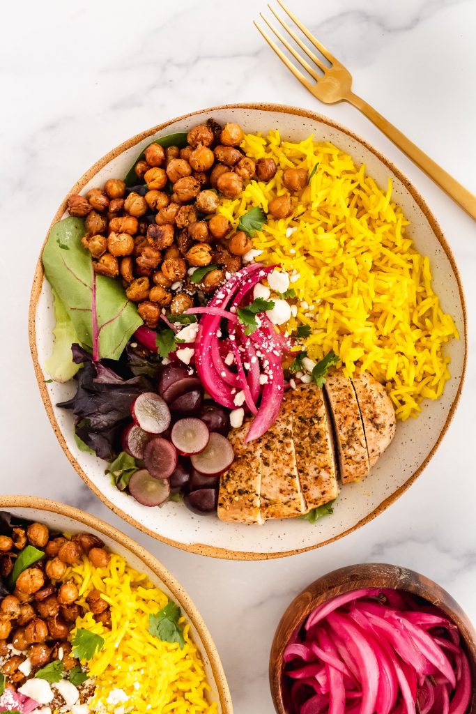 coconut turmeric basmati rice power bowl