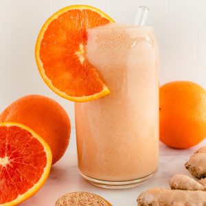 dairy free cara cara orange ginger smoothie