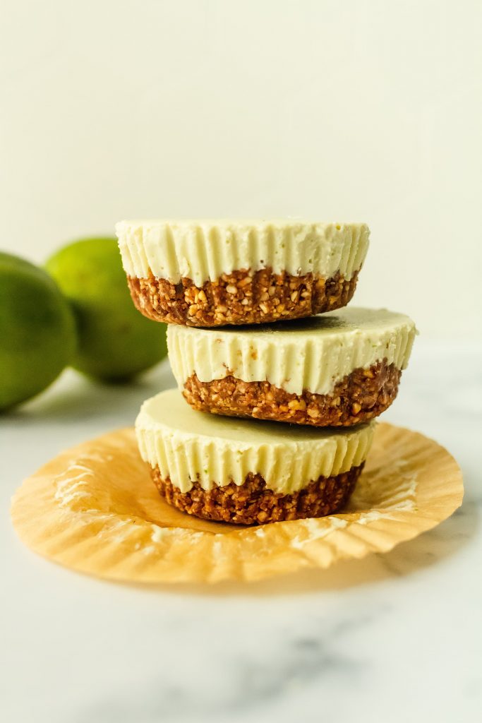 delicious and healthy no bake key lime pie cheesecakes