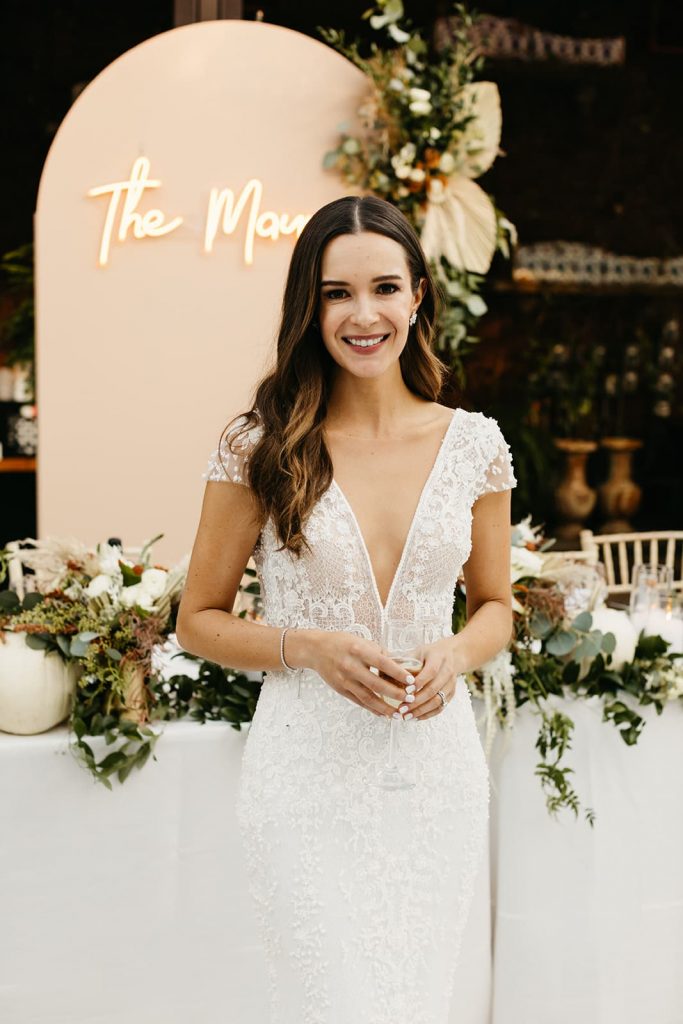 Fall Wedding Recap Eva Lendel Flame Gown