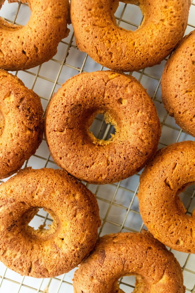 fluffy and delicious baked pumpkin donuts