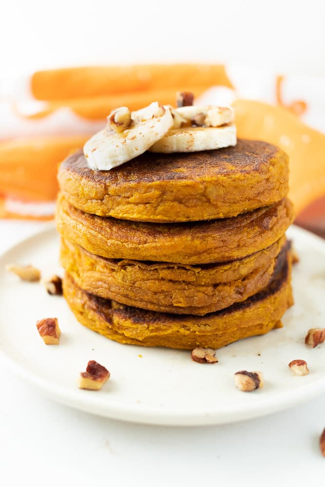 healthy pumpkin pancakes