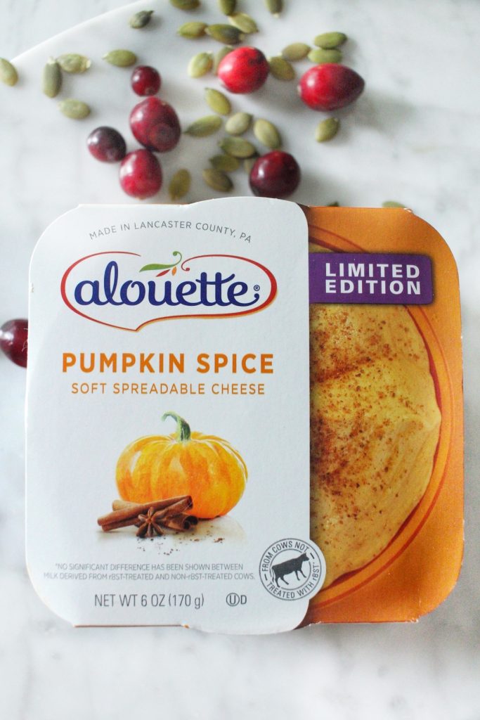 pumpkin crepes with pumpkin spice cheese