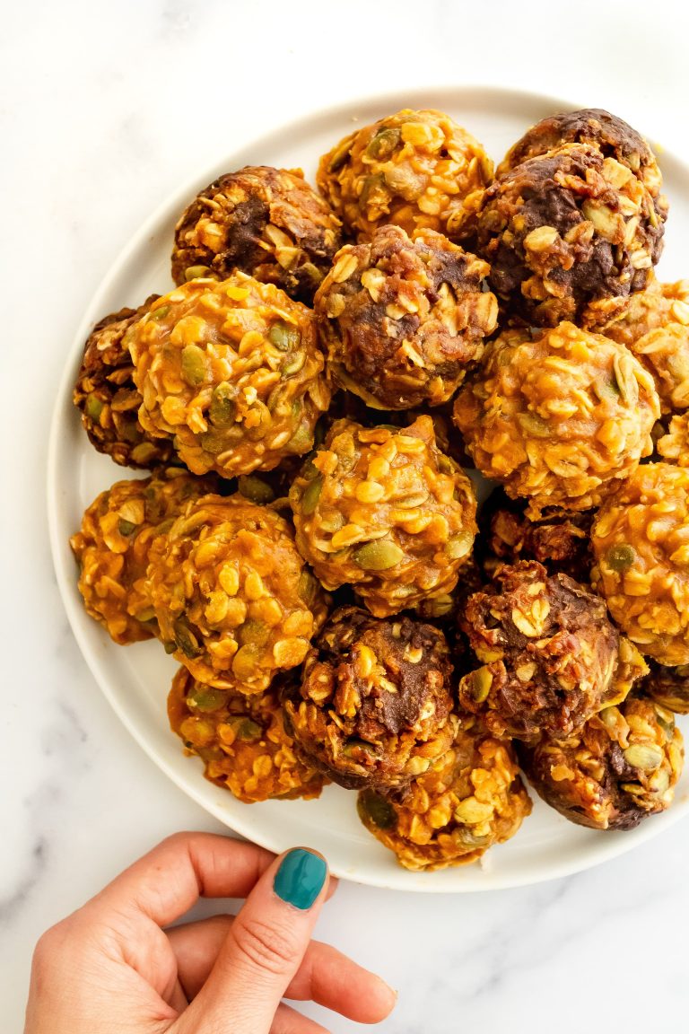 gluten and dairy free pumpkin no bake cookies