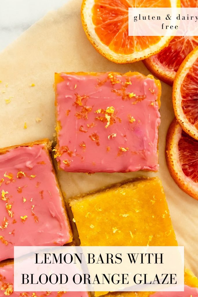 gluten free pink lemon bars