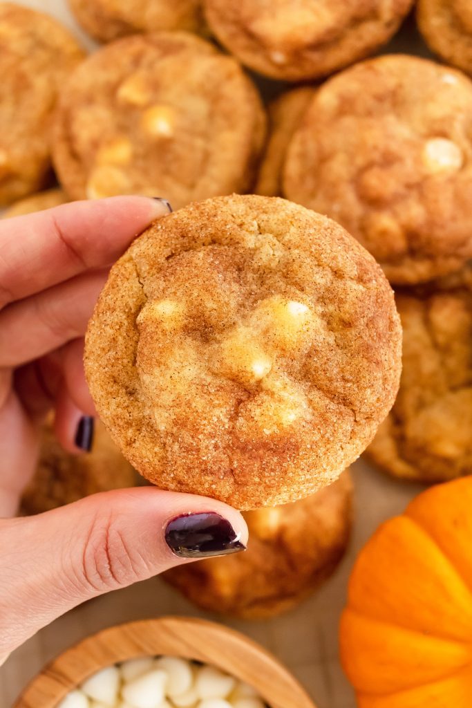 gluten free pumpkin snickerdoodle cookies