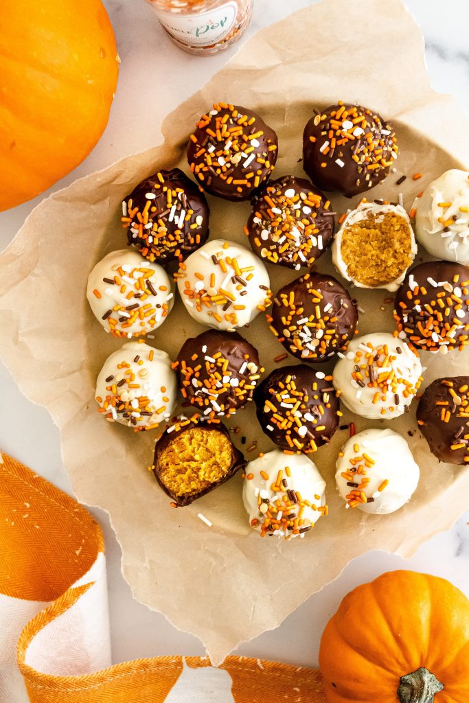 gluten free pumpkin truffles