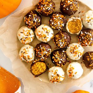 gluten free pumpkin truffles