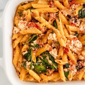 greek feta baked pasta