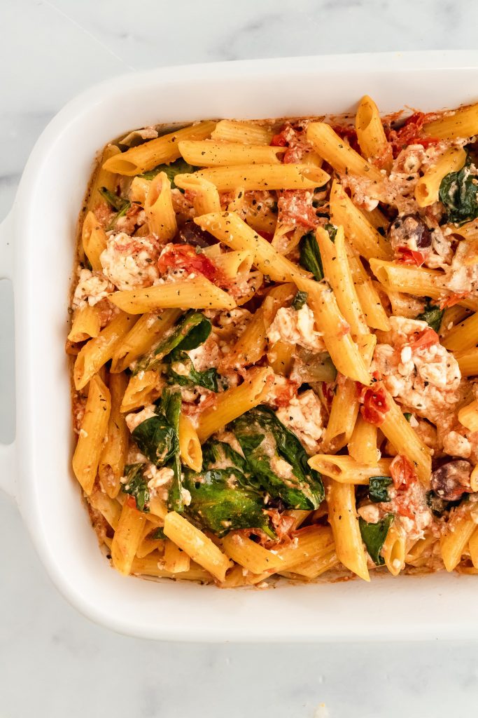 greek feta baked pasta
