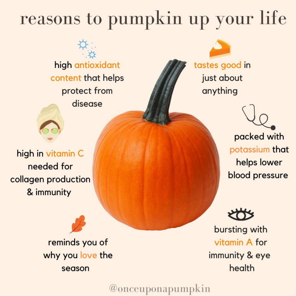 health benefits of pumpkin infographic 