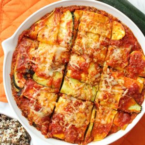 healthy and easy zucchini lasagna