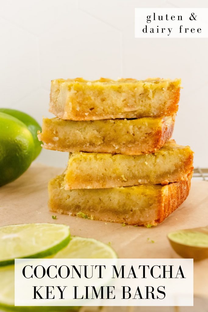 healthy coconut key lime bars