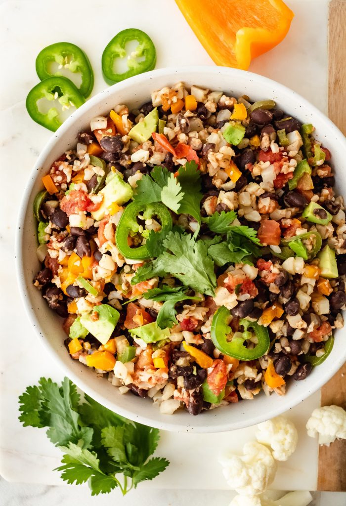 healthy mexican cauliflower rice