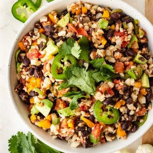 healthy mexican cauliflower rice