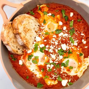 healthy pumpkin shakshuka