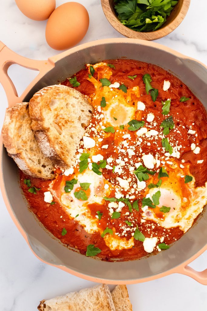 healthy pumpkin shakshuka
