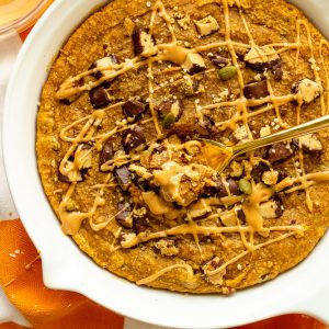how to make a pumpkin cookie skillet