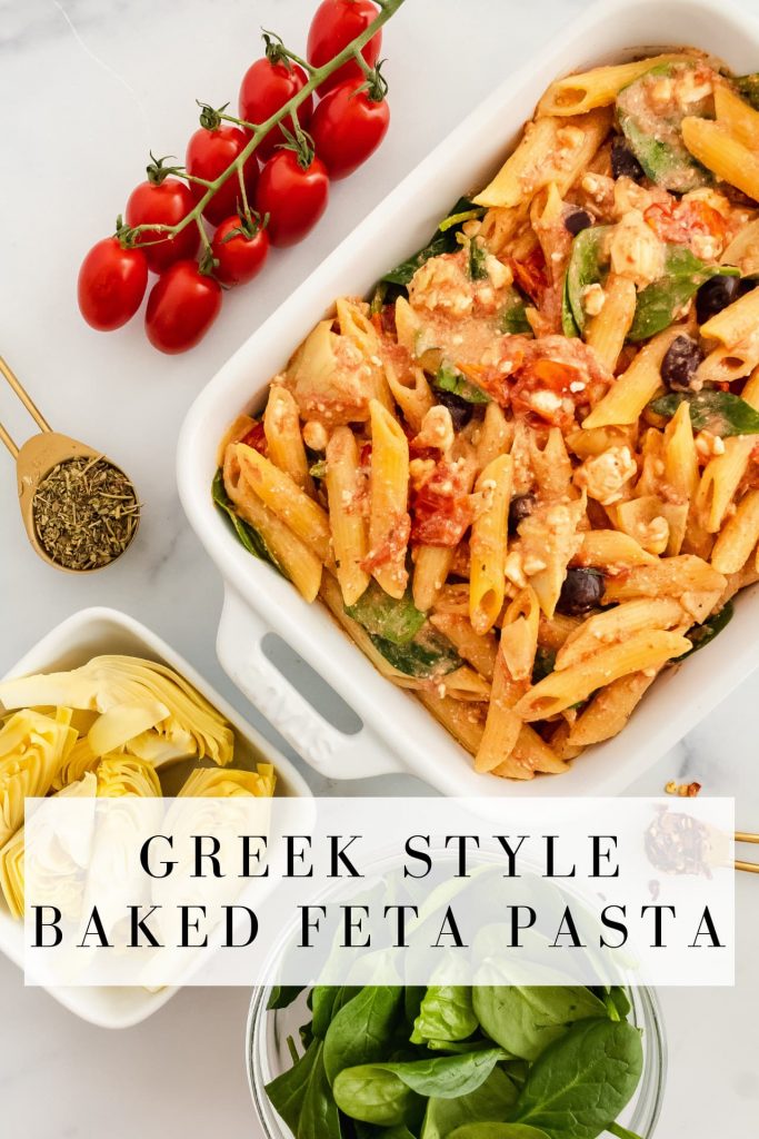 how to make baked feta pasta 