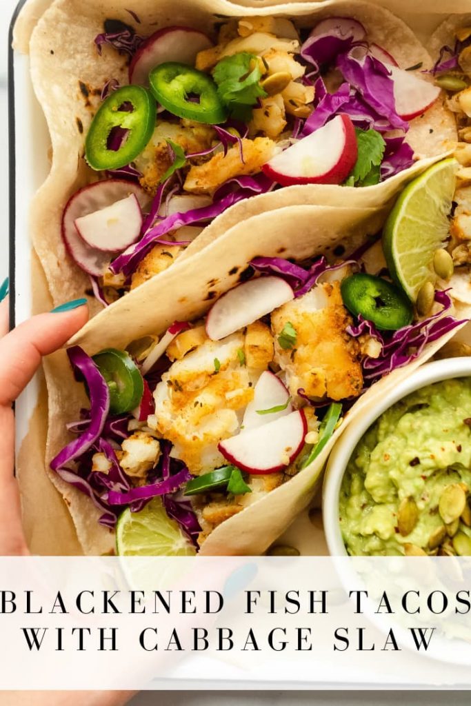 how to make cod fish tacos with cabbage slaw