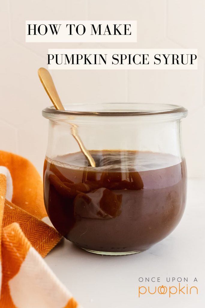 how to make homemade pumpkin syrup