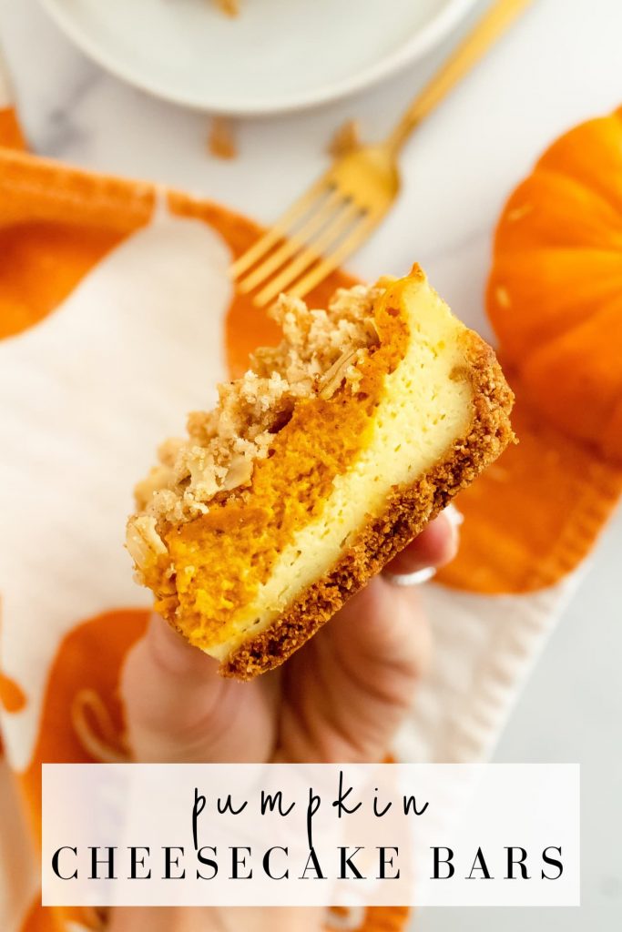 how to make pumpkin cheesecake bars