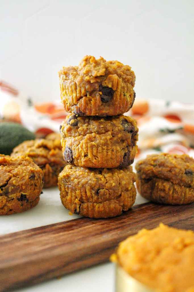gluten free pumpkin zucchini muffins
