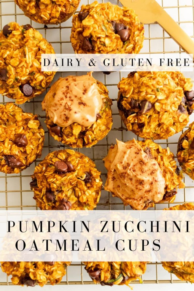 how to make pumpkin zucchini oatmeal cups 