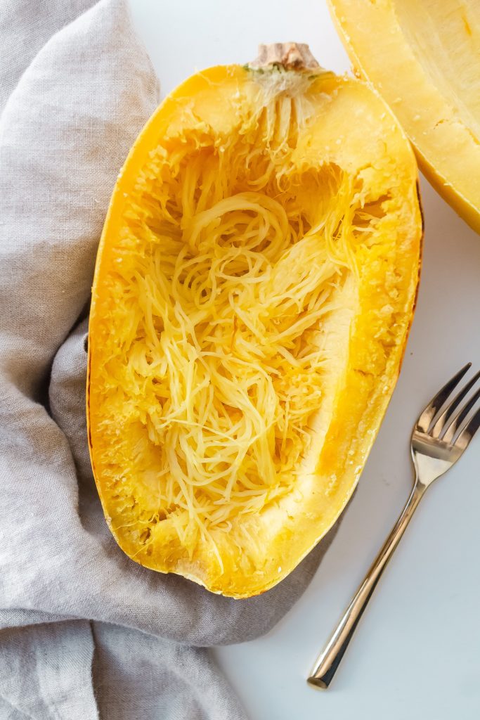 how to roast spaghetti squash