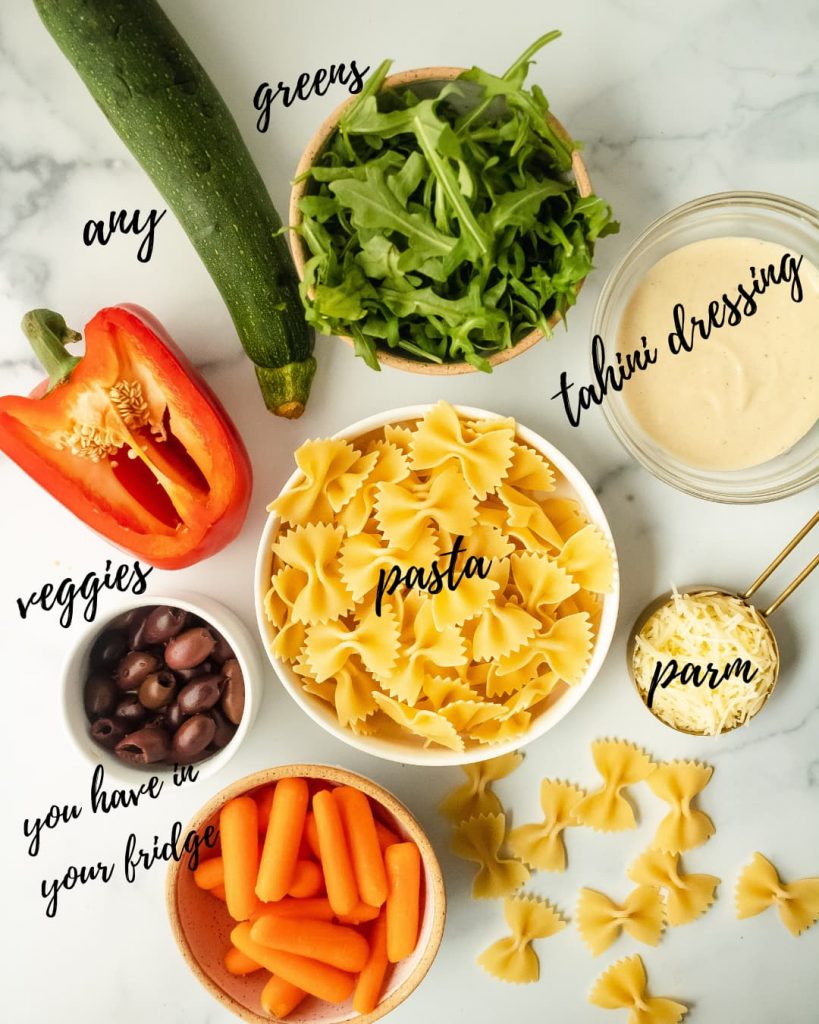 kitchen sink pasta salad ingredients