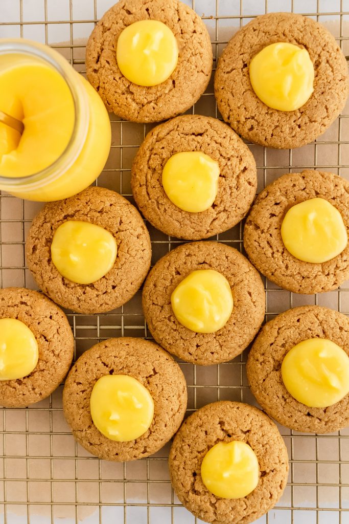 lemon thumbprint cookies 