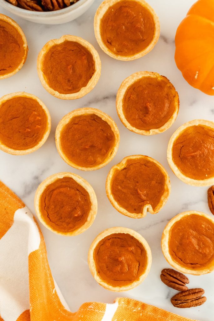 mini pumpkin pie bites