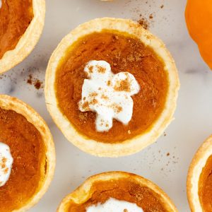 mini pumpkin pies