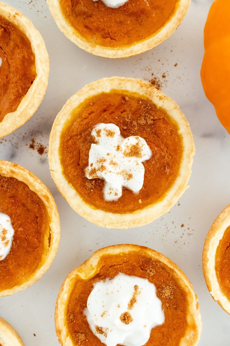 mini pumpkin pies