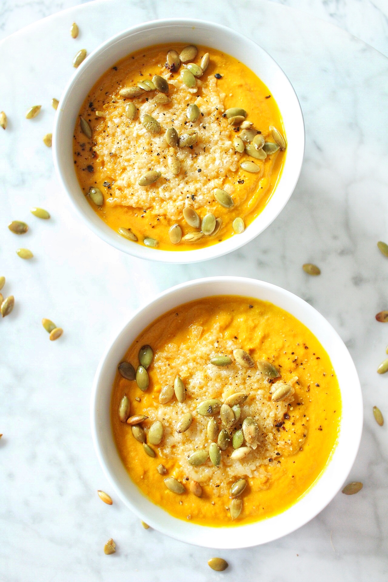 pumpkin soup made with siggi's