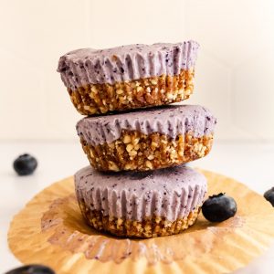 no bake mini blueberry cheesecake