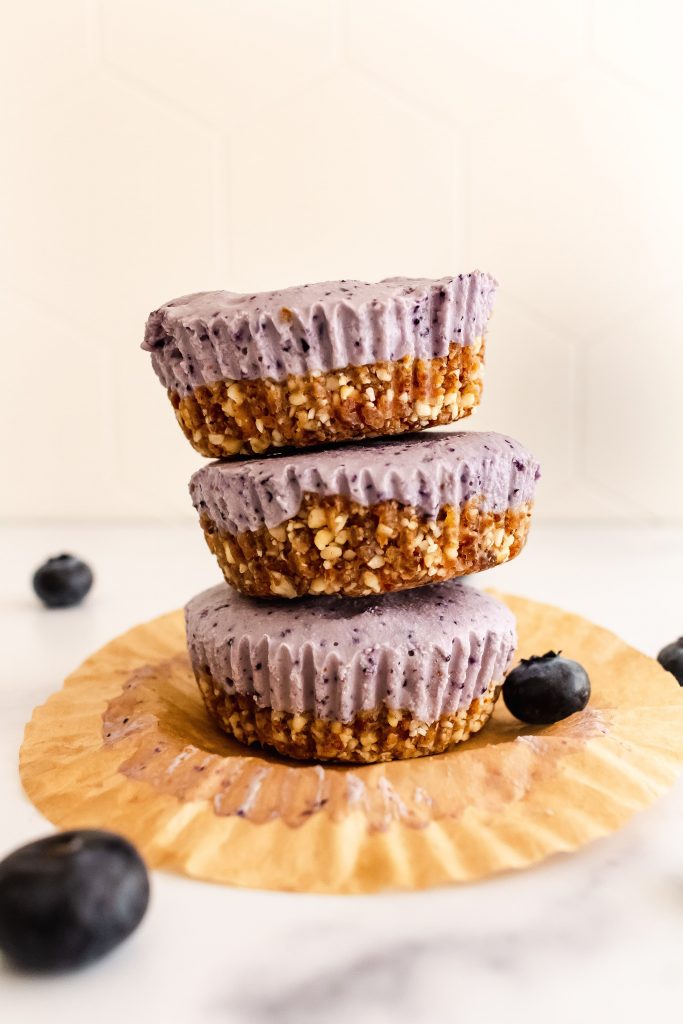 no bake mini blueberry cheesecake