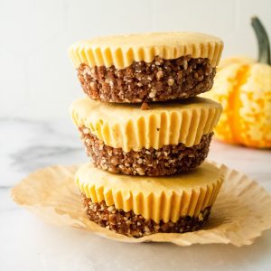 no bake mini pumpkin cheesecakes