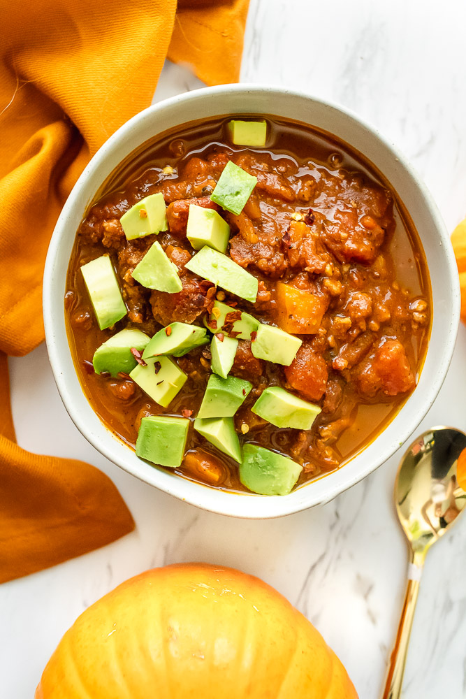 No bean pumpkin turkey chili