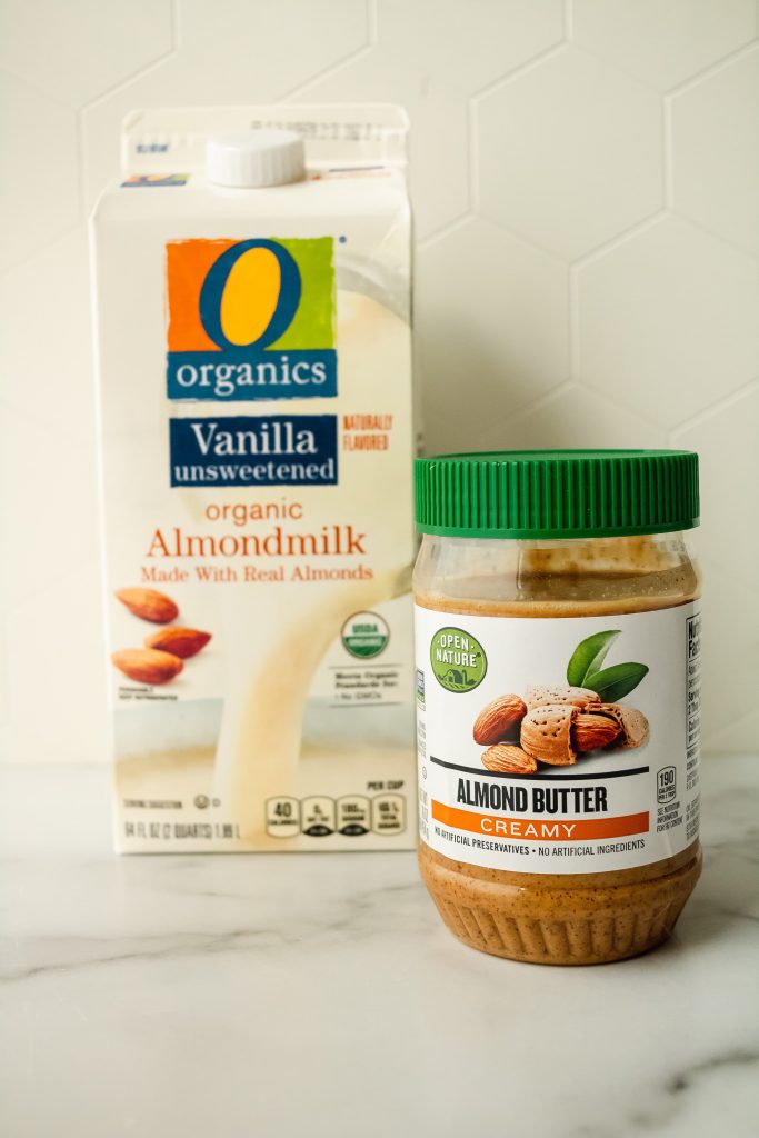 O Organics® Almondmilk Vanilla Unsweetened and O Organics Creamy Almond butter