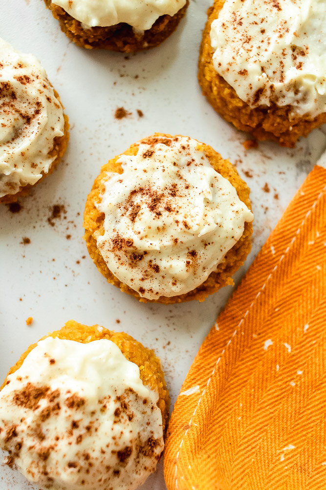 healthy gluten and dairy free pumpkin cookies